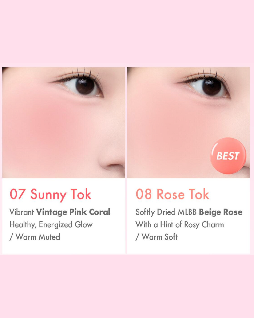 AMUSE Cheek Tok Tok (6 Colours)