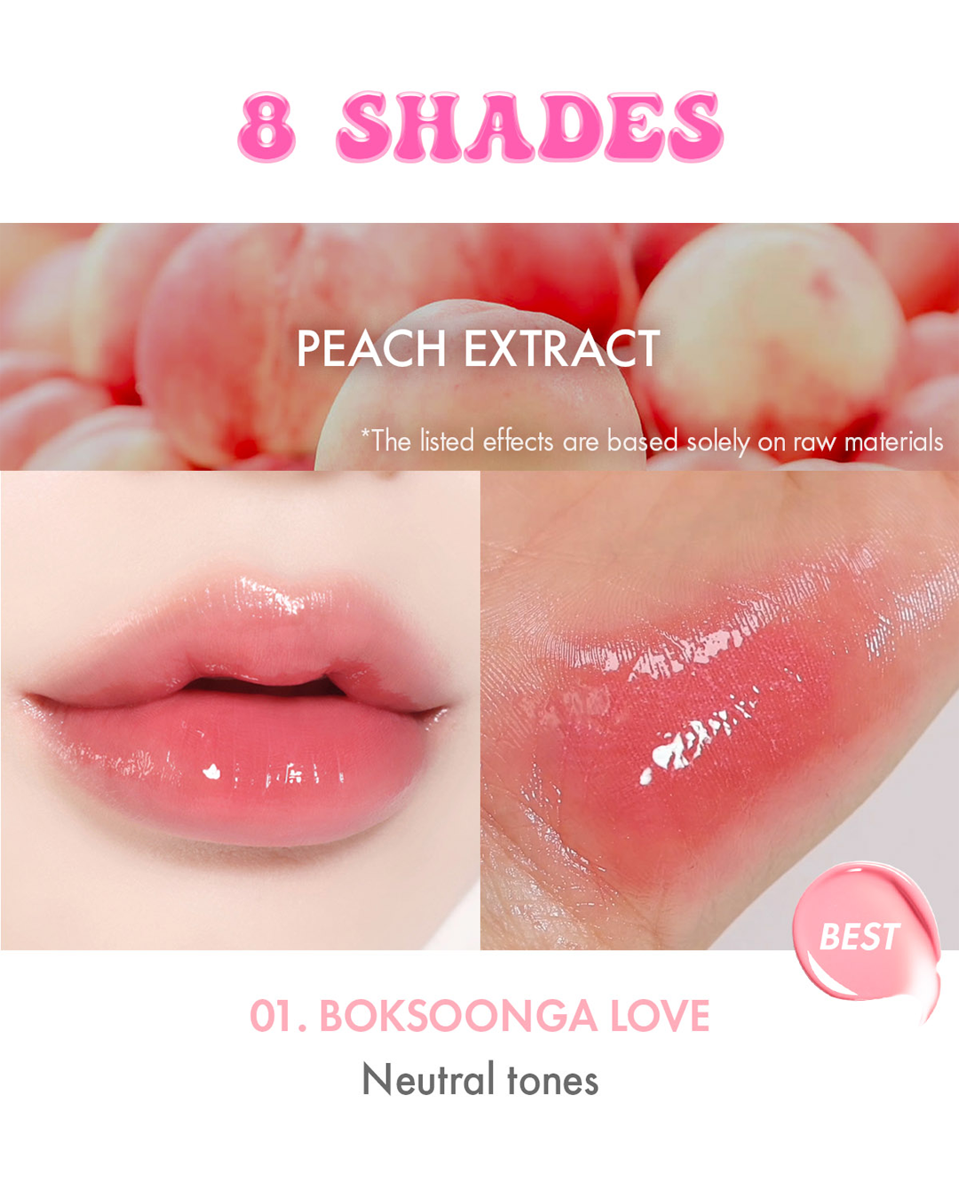 AMUSE Bebe Tint (8 Colours)