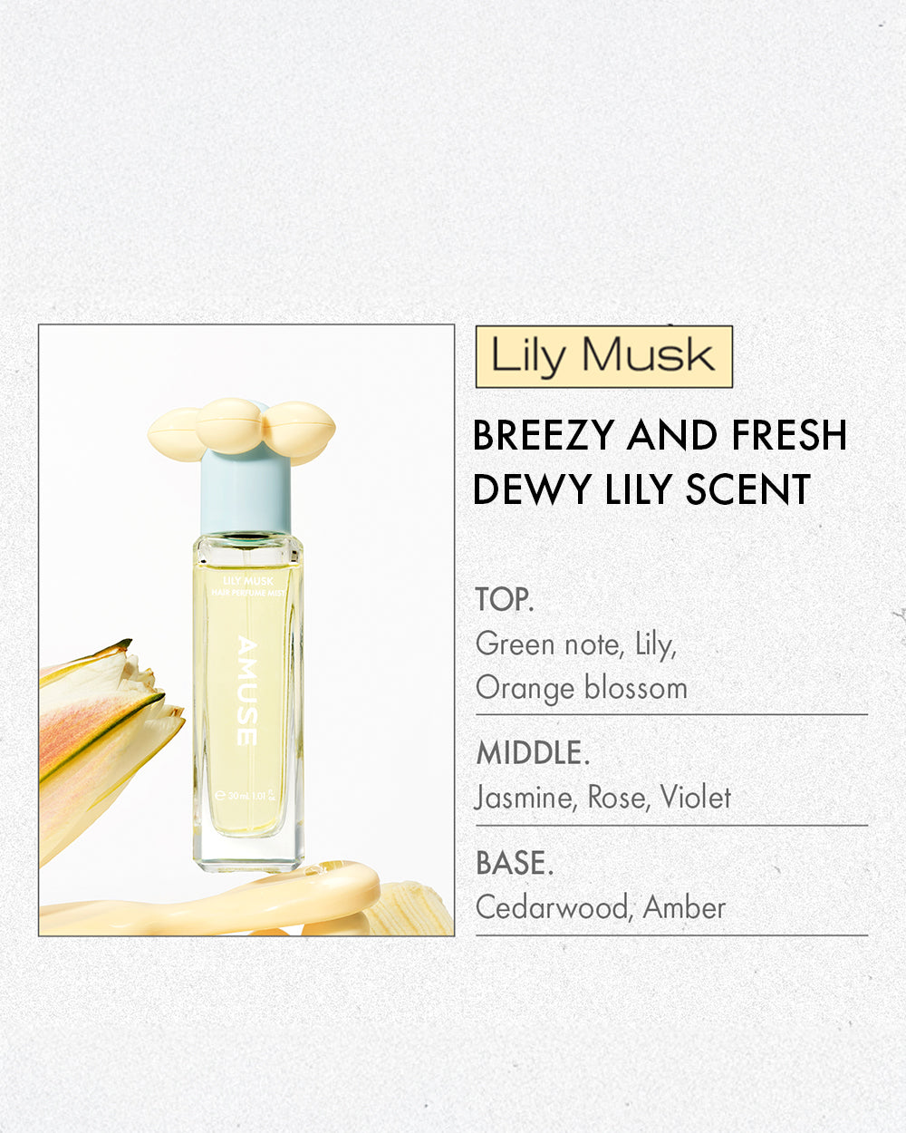 AMUSE Hair Perfume Mist (3 Variants to Choose)