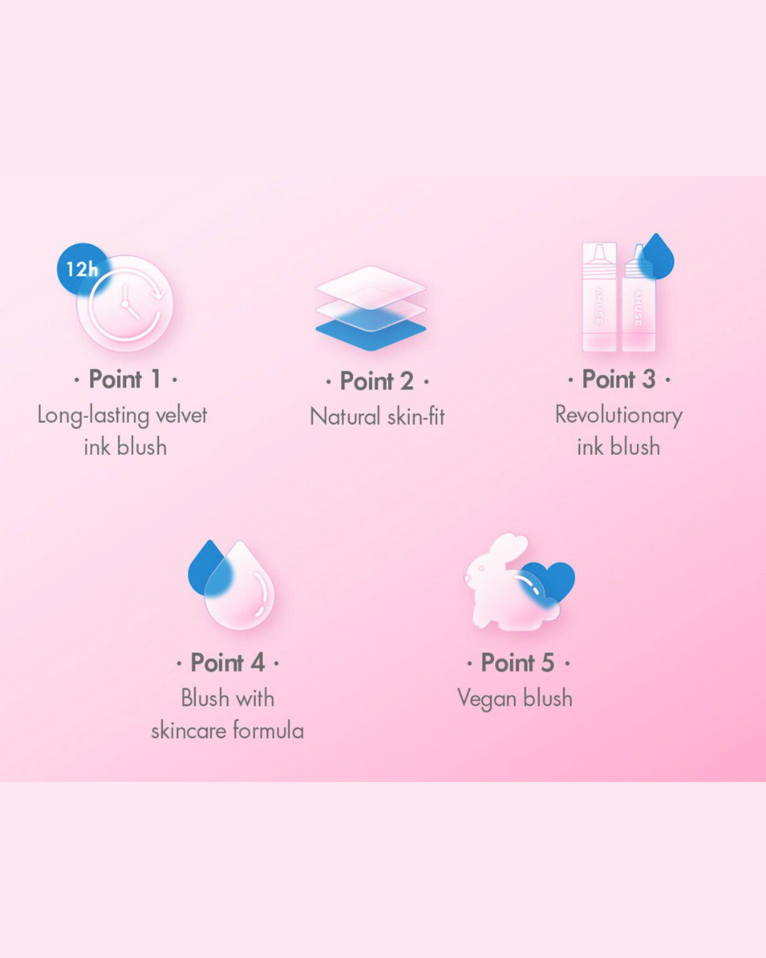 AMUSE Cheek Tok Tok (6 Colours)