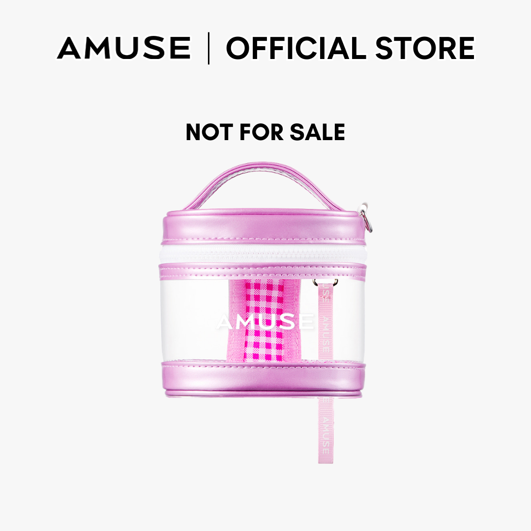 (GWP) AMUSE Pink Glossy Pouch