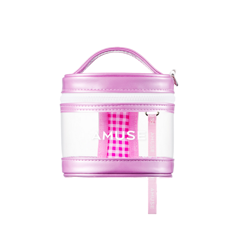 (GWP) AMUSE Pink Glossy Pouch