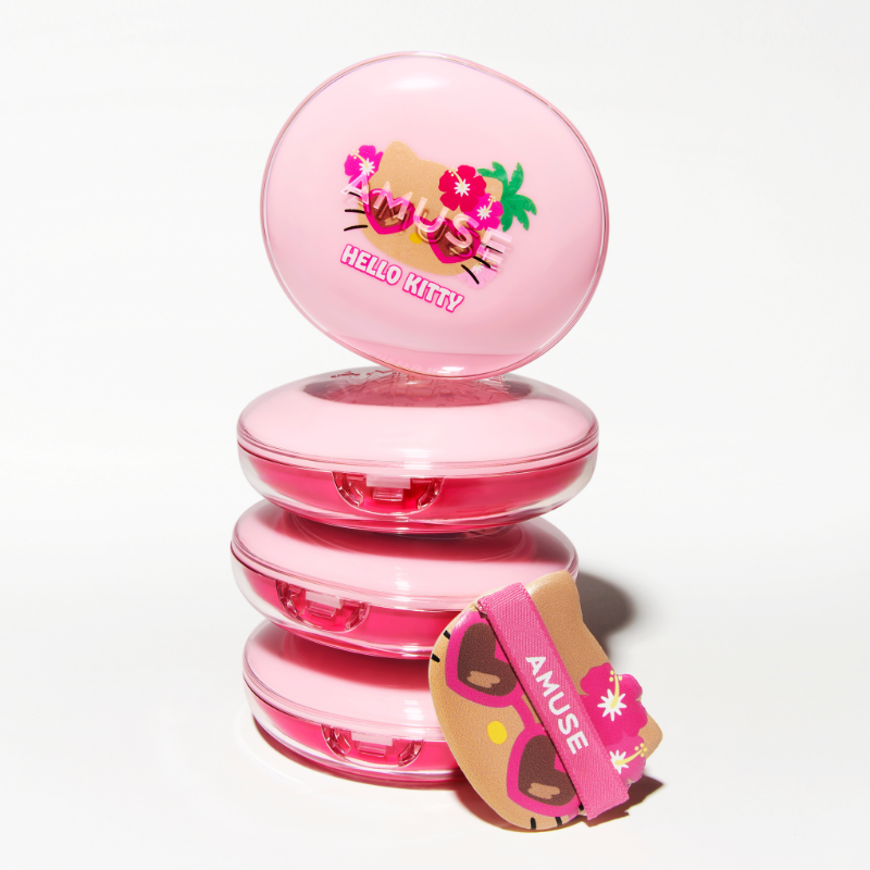 AMUSE Dew Power Vegan Cushion 02 Healthy Tanning Hello Kitty Limited Edition