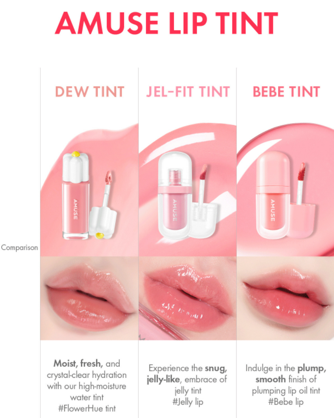 AMUSE Dew Tint (8 Colours)