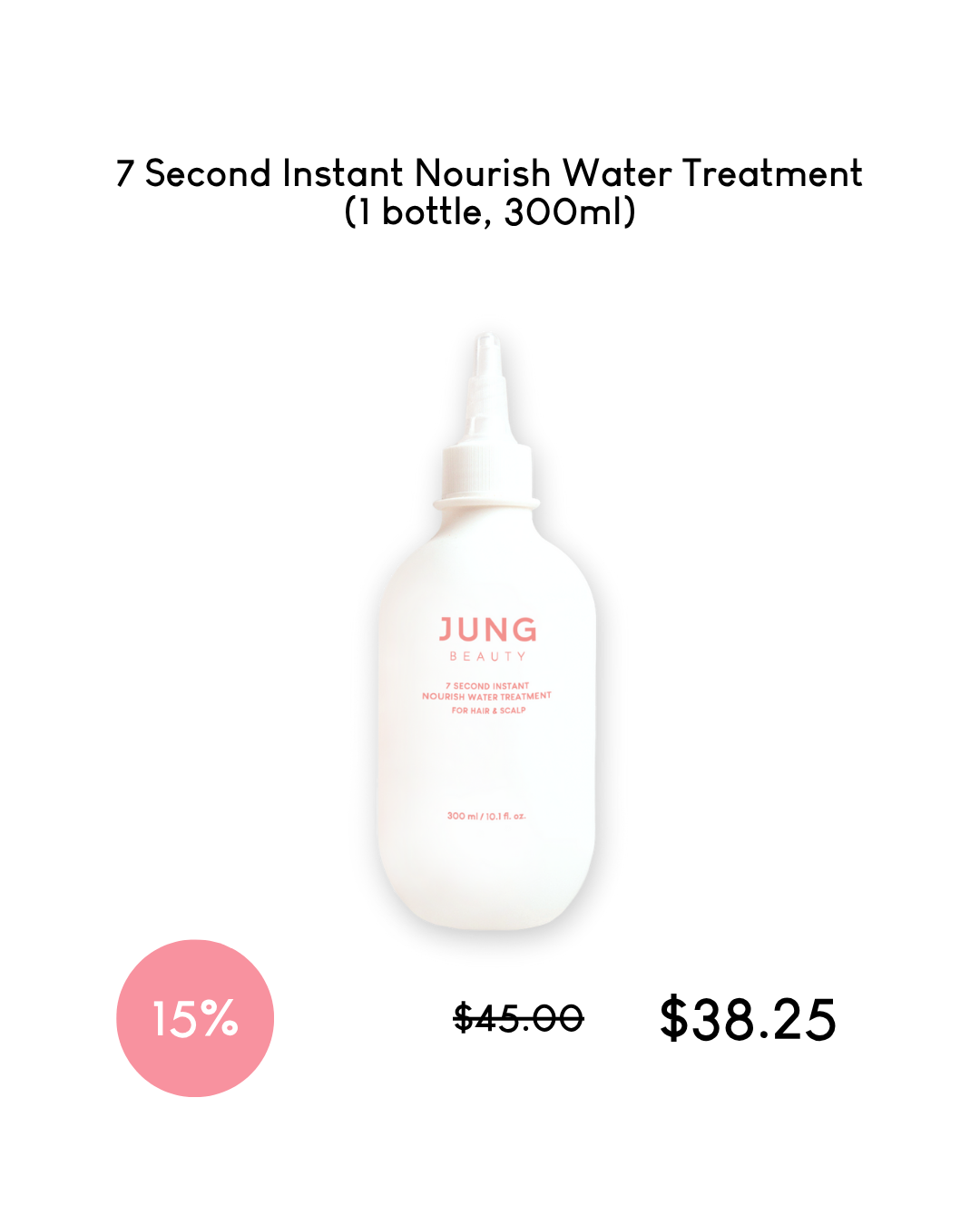 Jung Beauty 7 Second Instant Nourish Water Treatment (300ml)