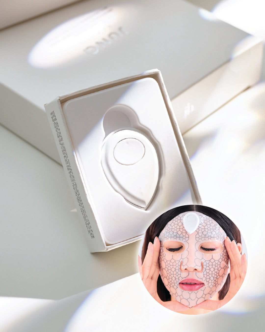 Jung Beauty Brightening Microcurrent Mask (5 Sheets) & Device