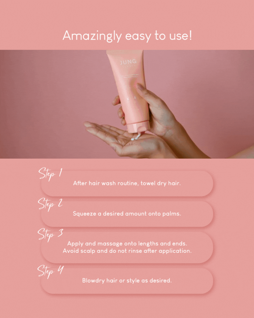 Jung Beauty No Wash Keratin Hair Treatment Essence (200ml)