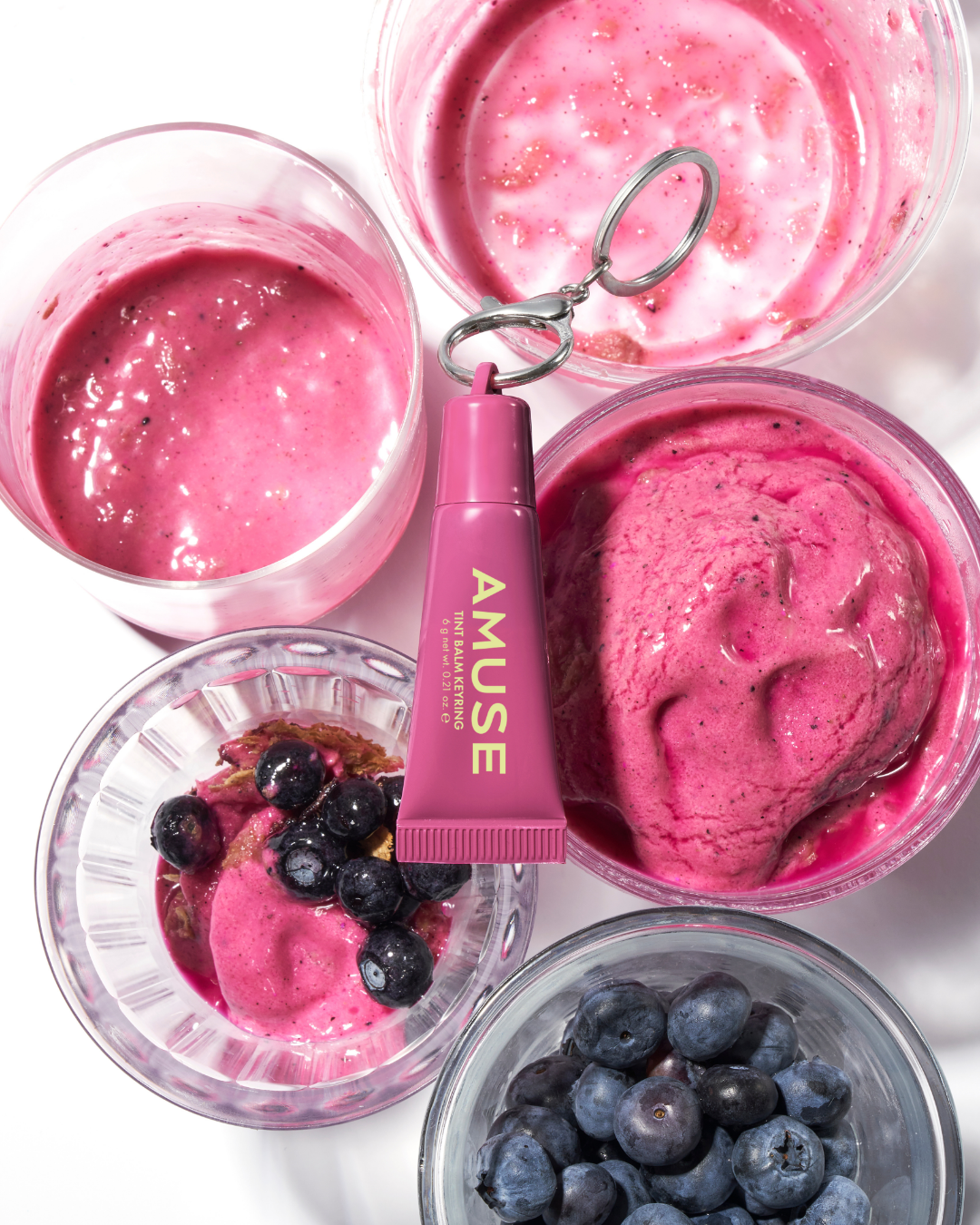 AMUSE Care/Tint Balm Keyring (8 Shades)