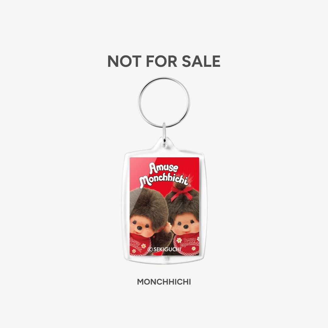 (GWP) AMUSE Monchhichi Photo Keyring