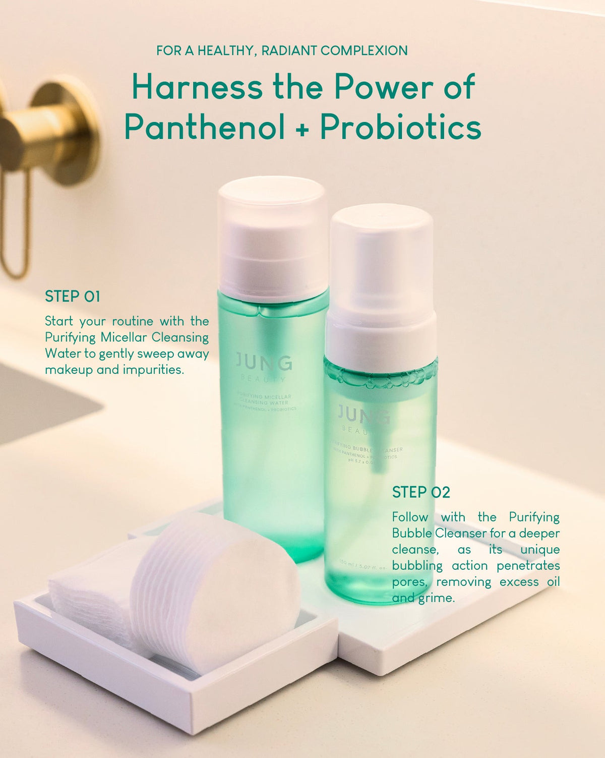 Jung Beauty Cleansing Duo Bundle Set (200ml + 150ml)