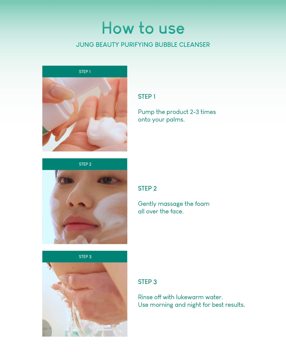 Jung Beauty Cleansing Duo Bundle Set (200ml + 150ml)