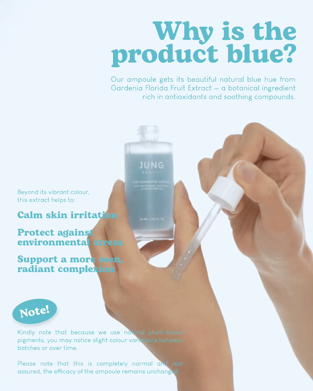 Jung Beauty Pore Minimising Ampoule with Niacinamide, Panthenol & Galactomyces (30ml)