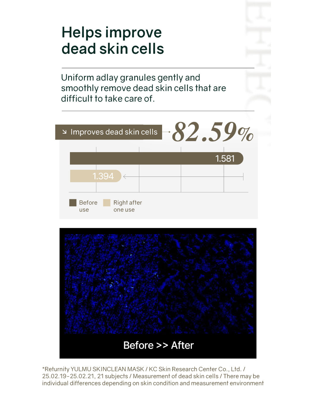 Returnity Yulmu Skinclean Mask 20g