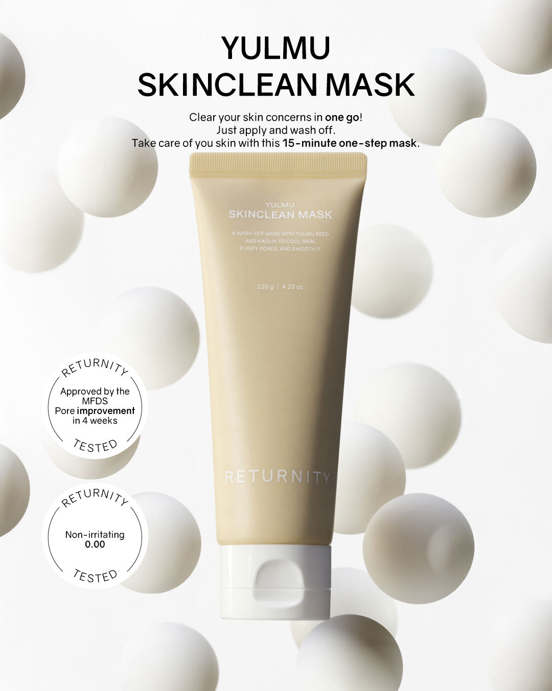 Returnity Yulmu Skinclean Mask 20g