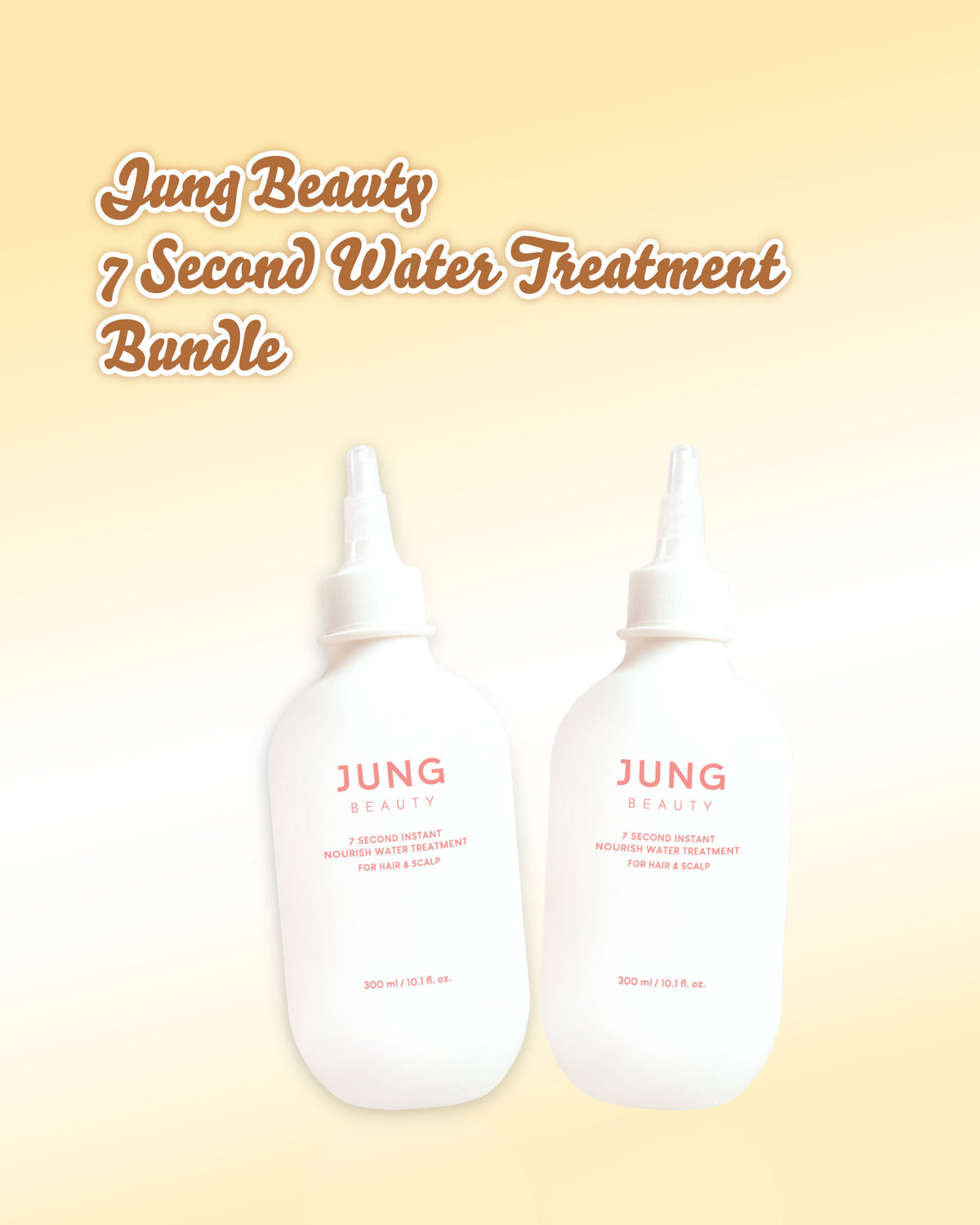 Jung Beauty 7 Second Instant Nourish Water Treatment Bundle Set