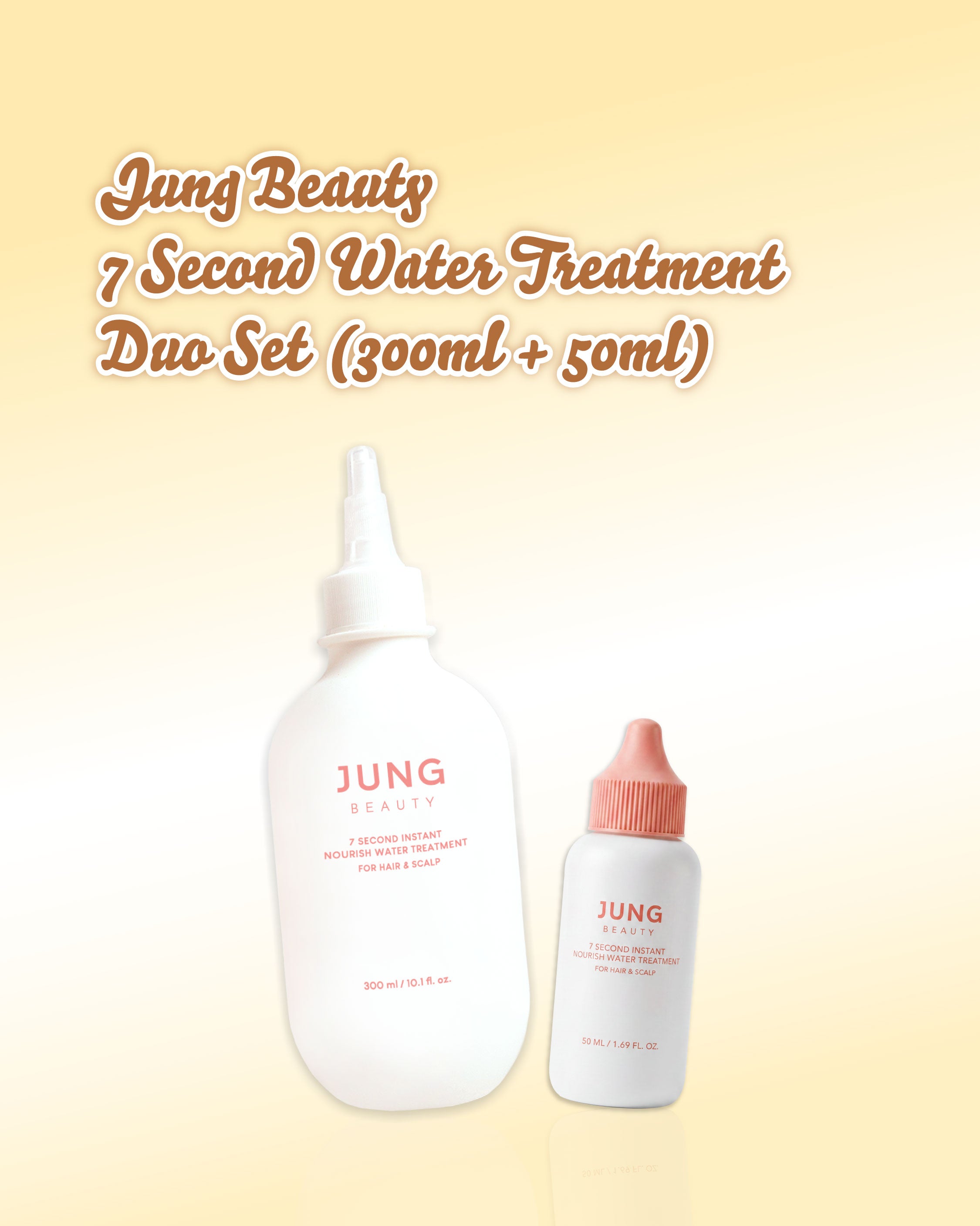 Jung Beauty 7 Second Water Treatment Duo Set (300ml + 50ml)