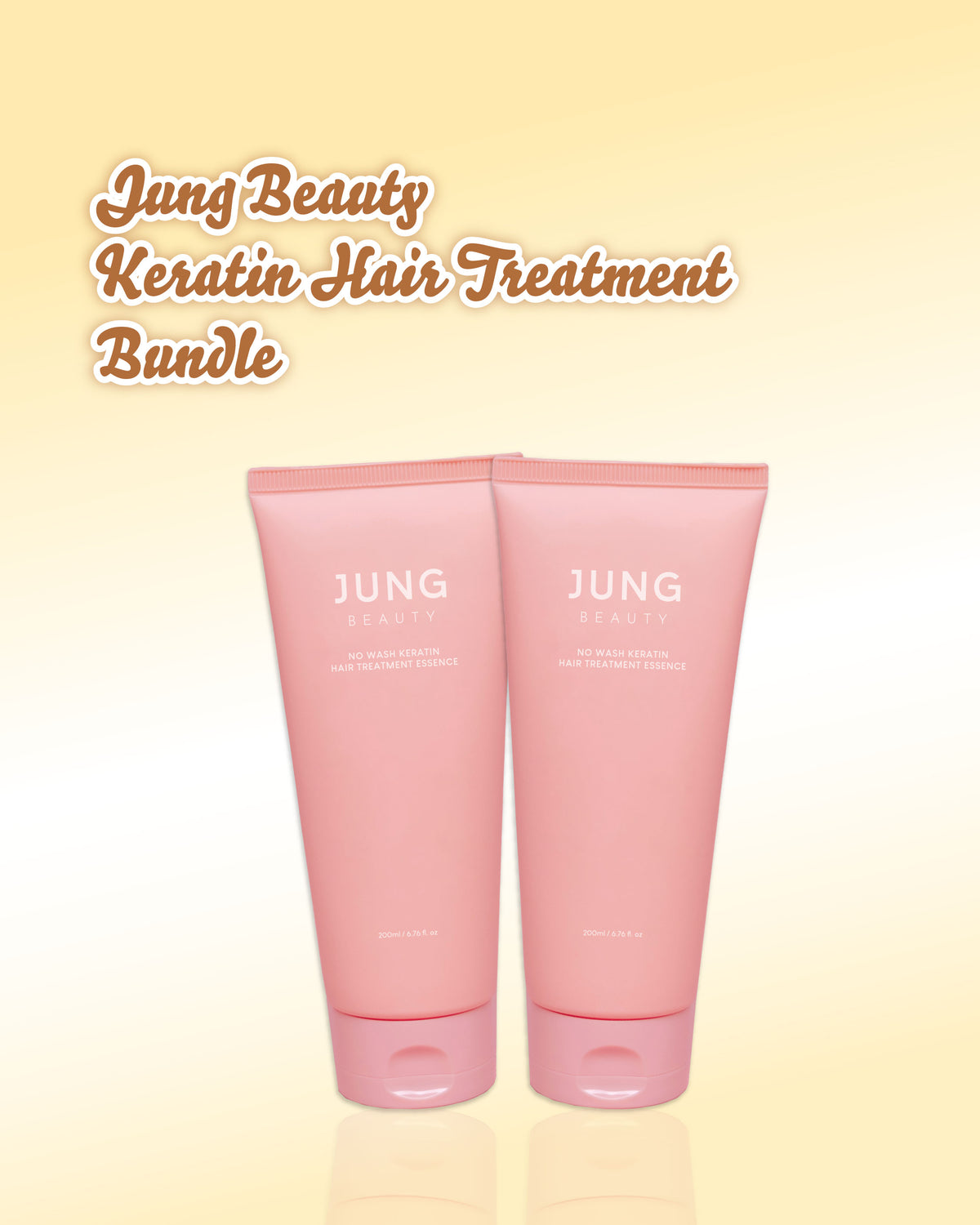 Jung Beauty No Wash Keratin Hair Treatment Essence Bundle Set