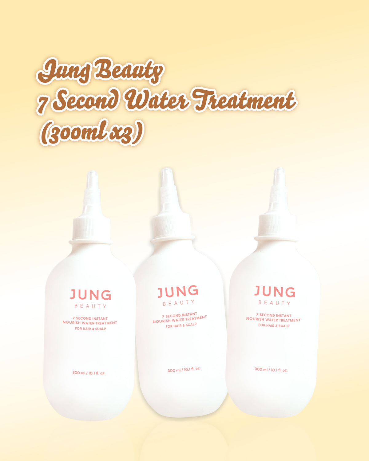 Jung Beauty 7 Second Instant Nourish Water Treatment Bundle Set