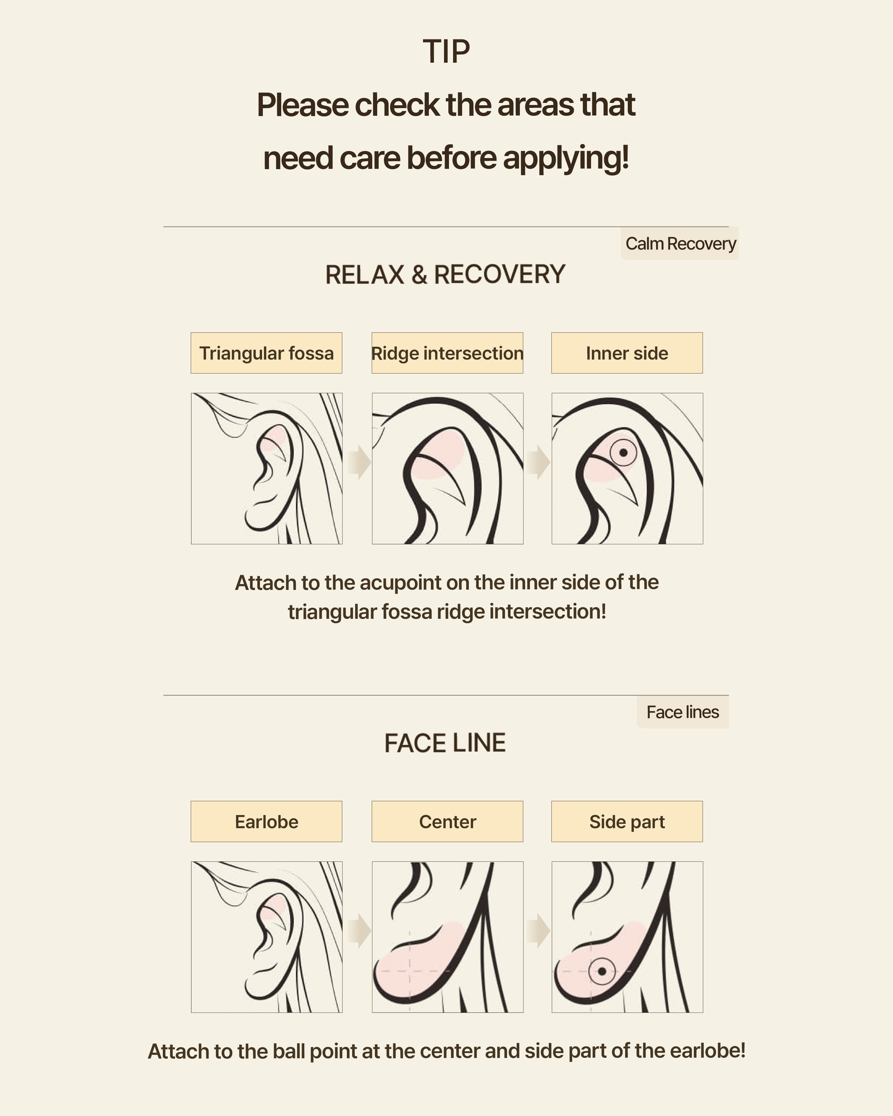 Returnity Ear Therapy Acupressure Patch Trio Pack (Silver + Crystal + Pearl)