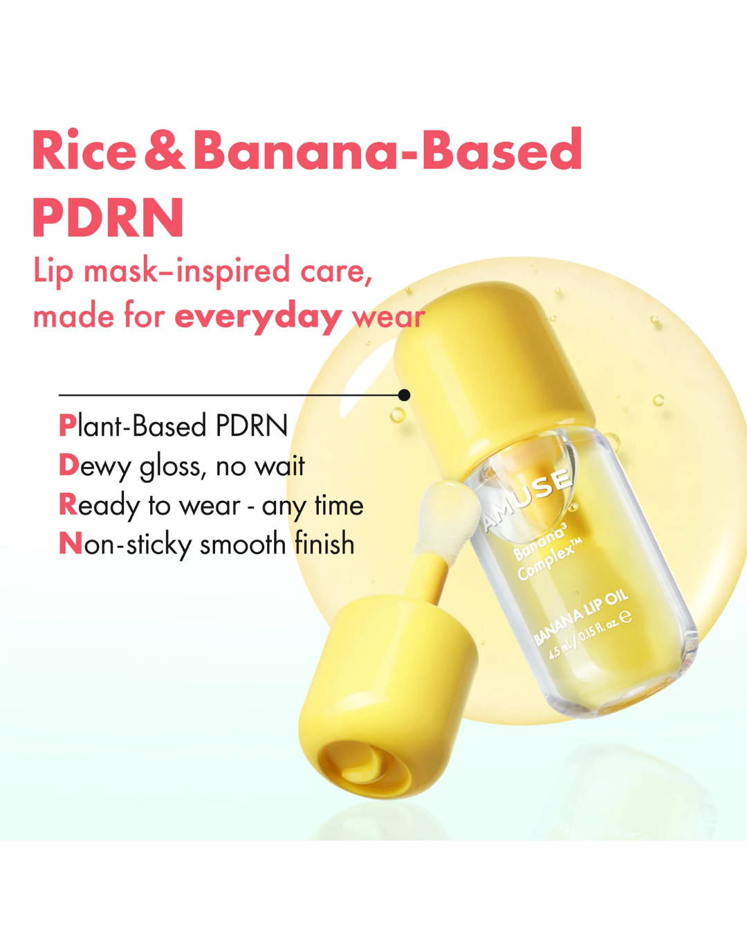 AMUSE Banana Lip Oil (4 Colours to Choose)
