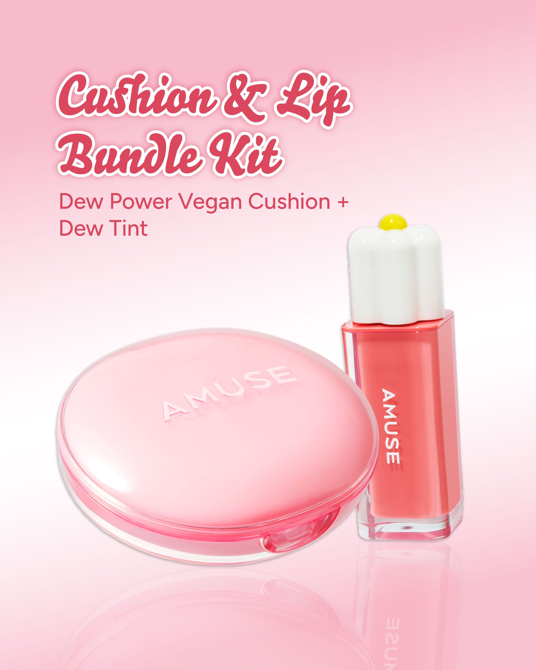 Amuse Dew Power Vegan Cushion & Dew Tint Duo Set