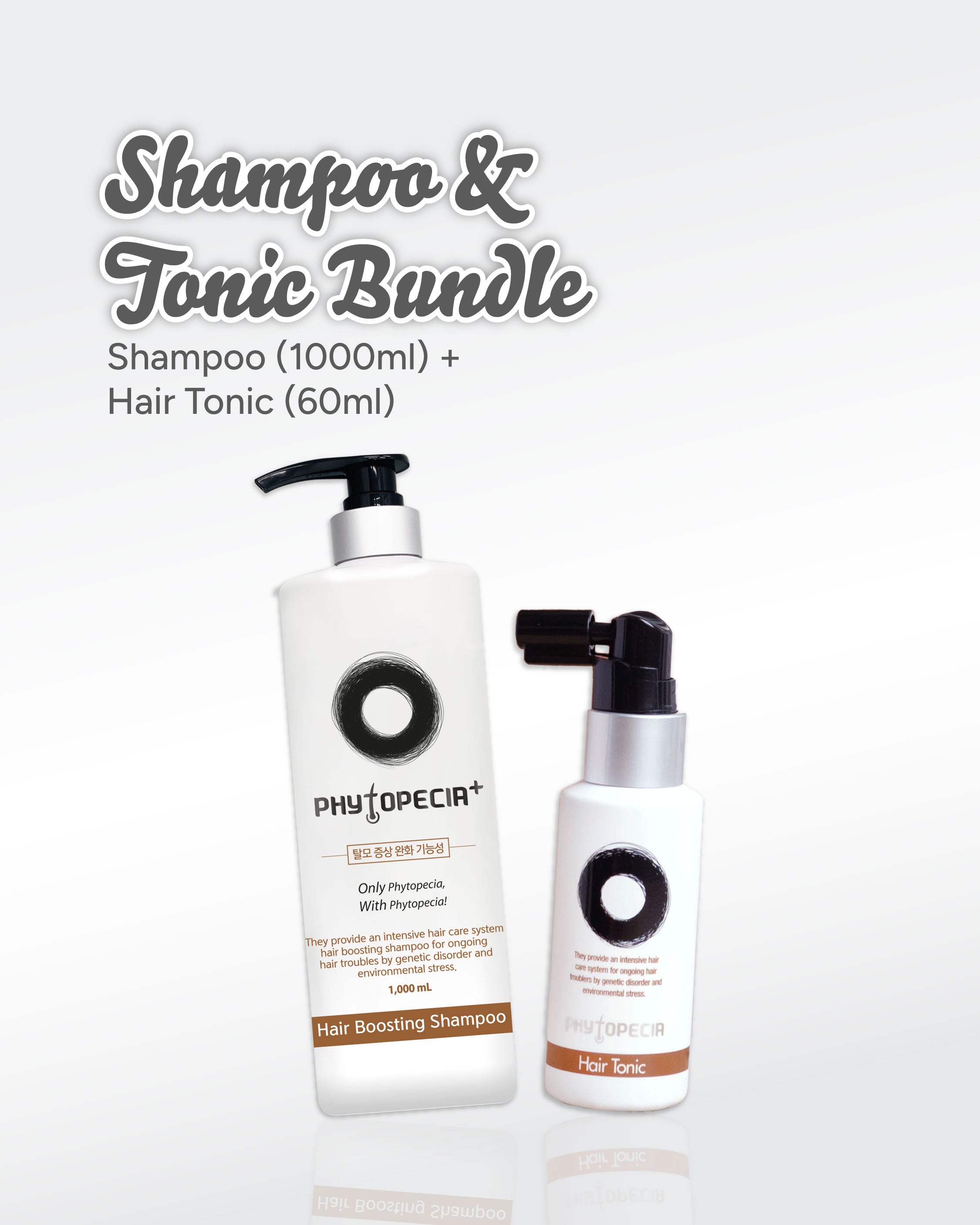 Phytopecia Shampoo (1000ml) + Hair Tonic (60ml)