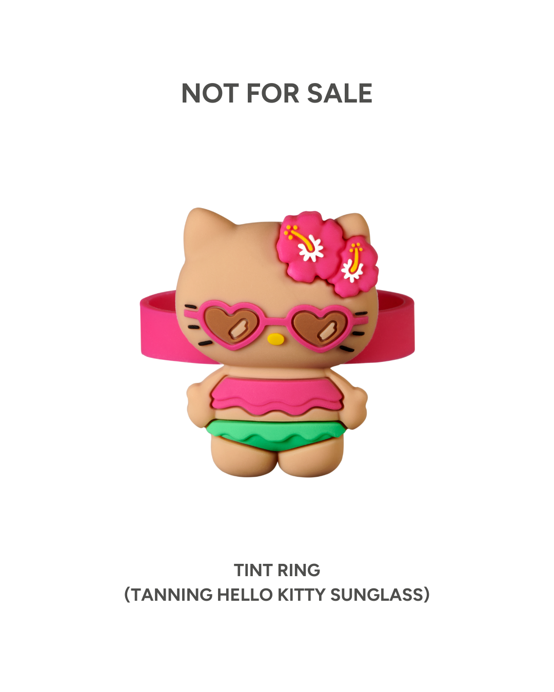 (GWP) AMUSE Tint Ring Tanning Hello Kitty Sunglass