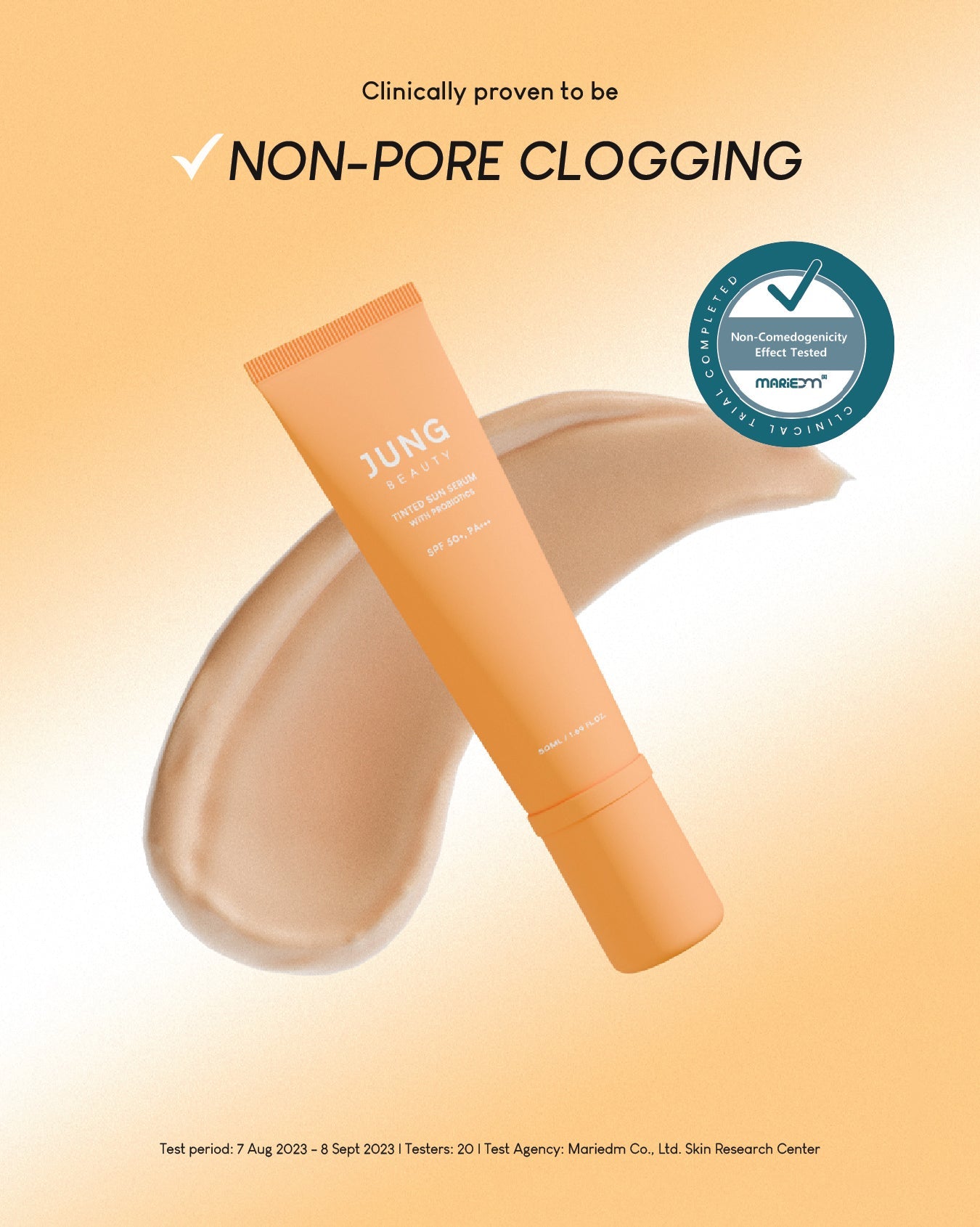 Jung Beauty Tinted Sun Serum with Probiotics (50ml)