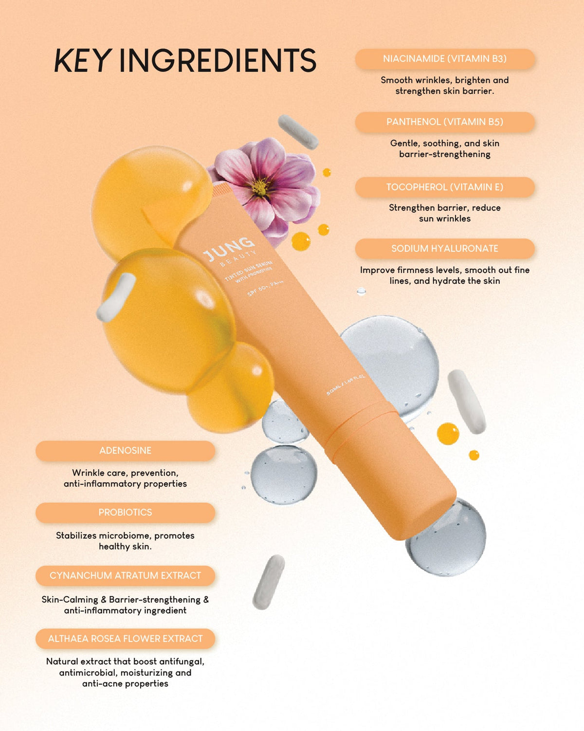 Jung Beauty Tinted Sun Serum + Water Treatment Mini Duo Set (50ml + 50ml)