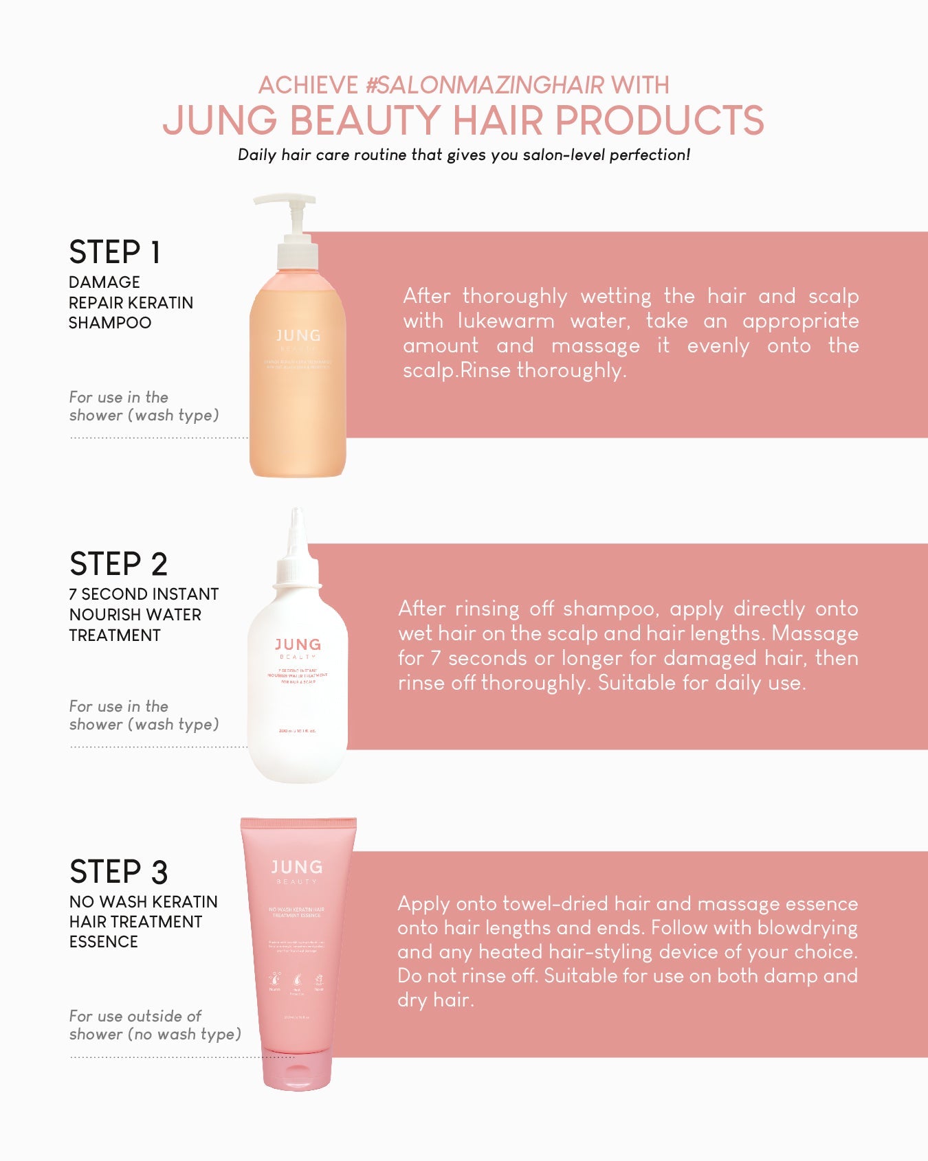 Jung Beauty 7 Second Instant Nourish Water Treatment (300ml)