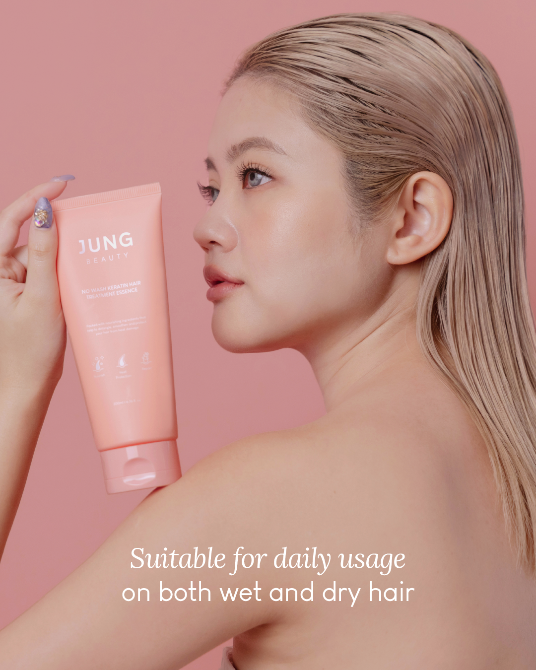 Jung Beauty No Wash Keratin Hair Treatment Essence (200ml)