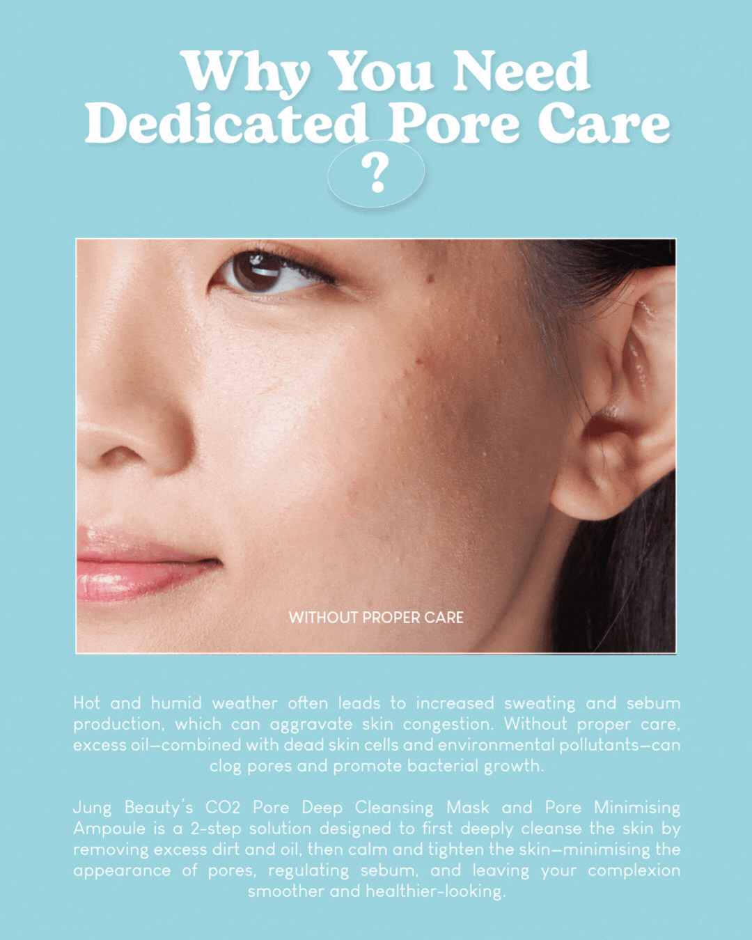 Jung Beauty Pore Minimising Ampoule with Niacinamide, Panthenol & Galactomyces (30ml)