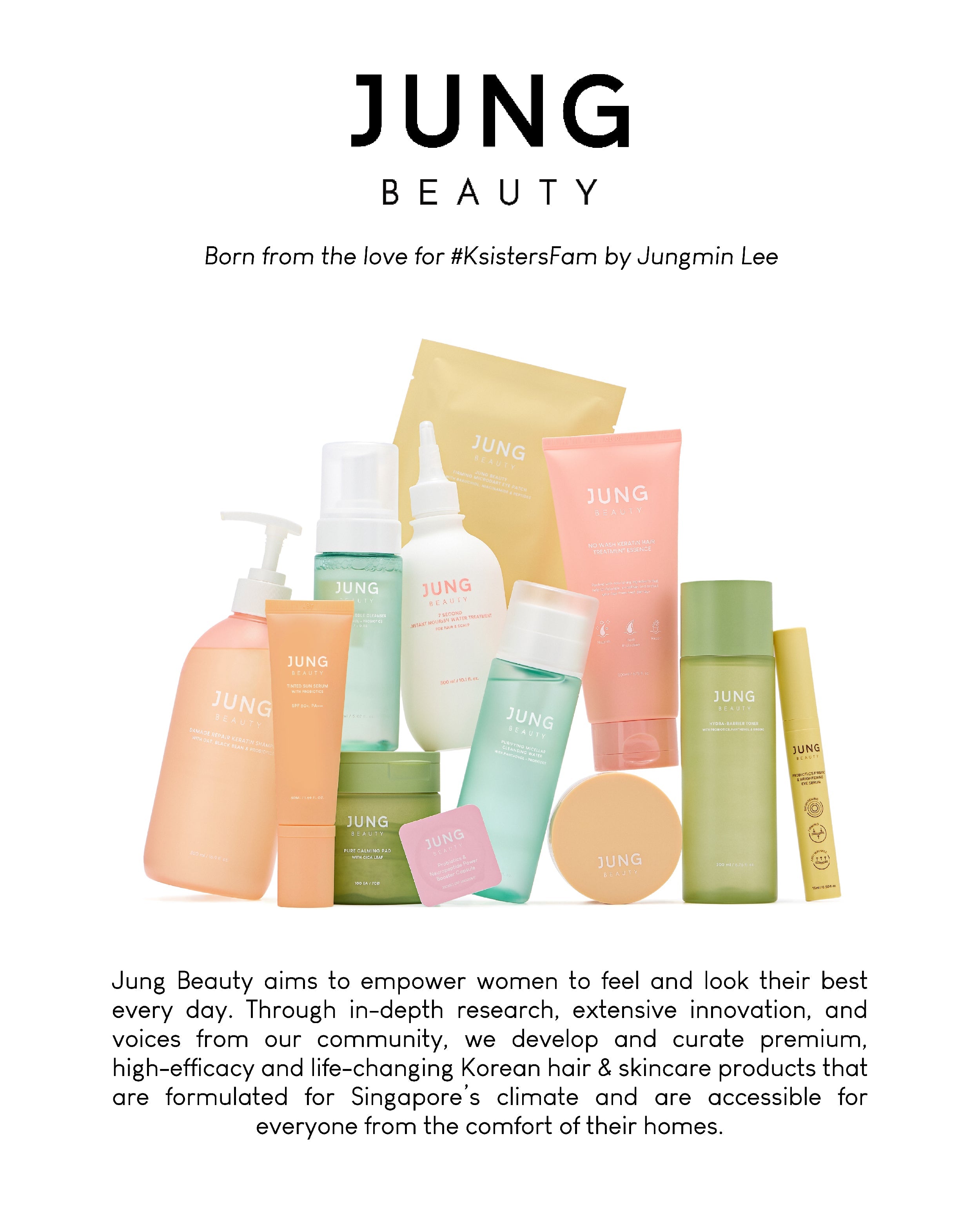 Jung Beauty Damage Repair Keratin Shampoo - 500ml
