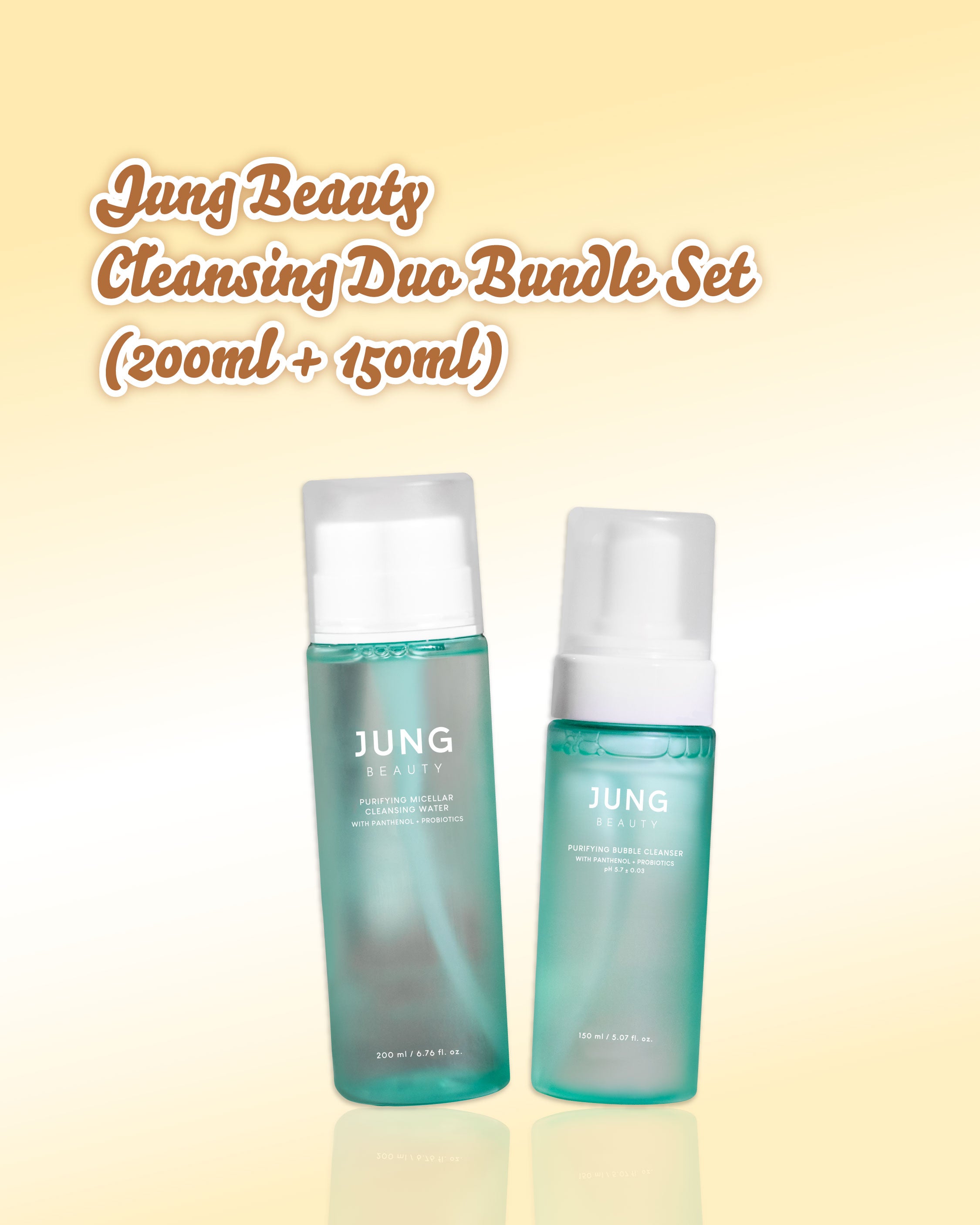 Jung Beauty Cleansing Duo Bundle Set (200ml + 150ml)
