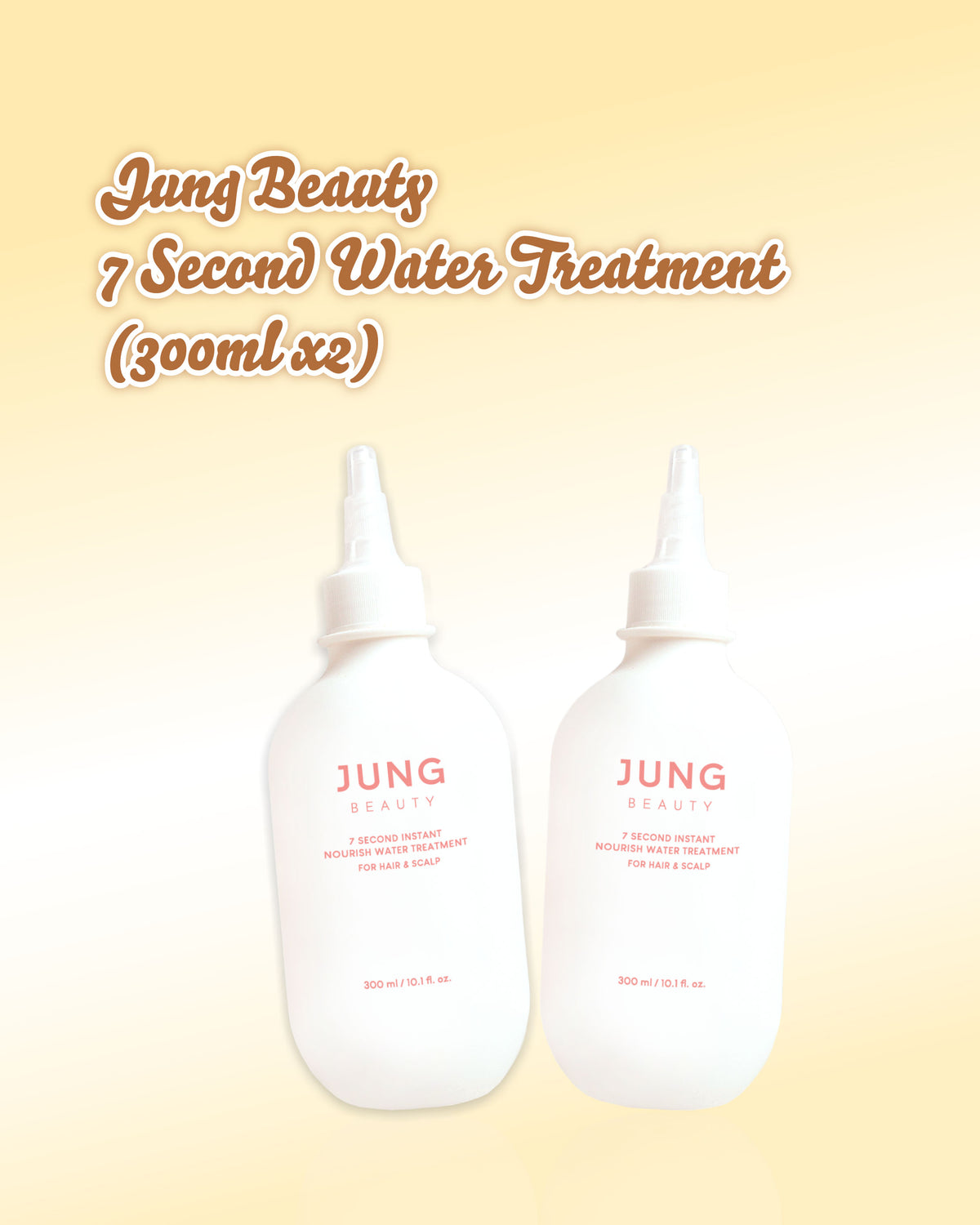 Jung Beauty 7 Second Instant Nourish Water Treatment Bundle Set