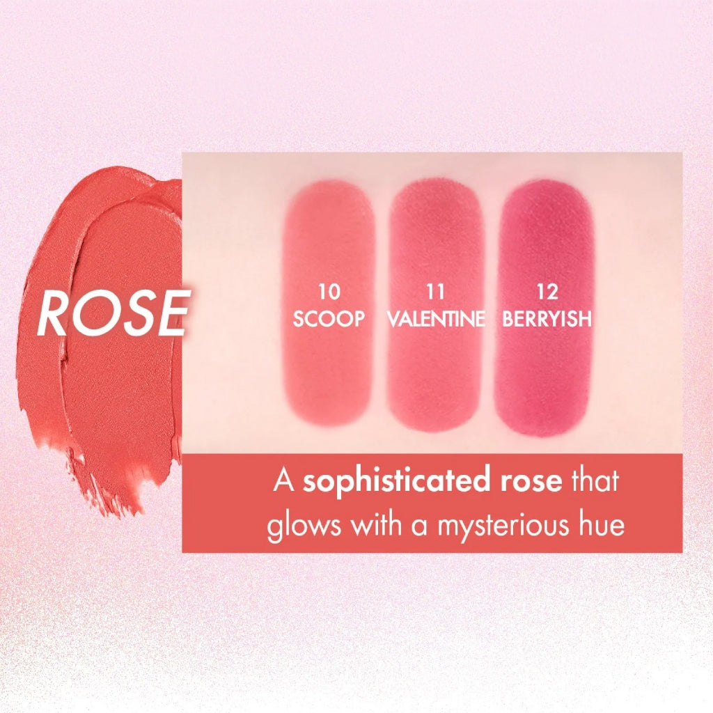 Amuse Dew Power Vegan Cushion + AMUSE Powder Lip & Cheek