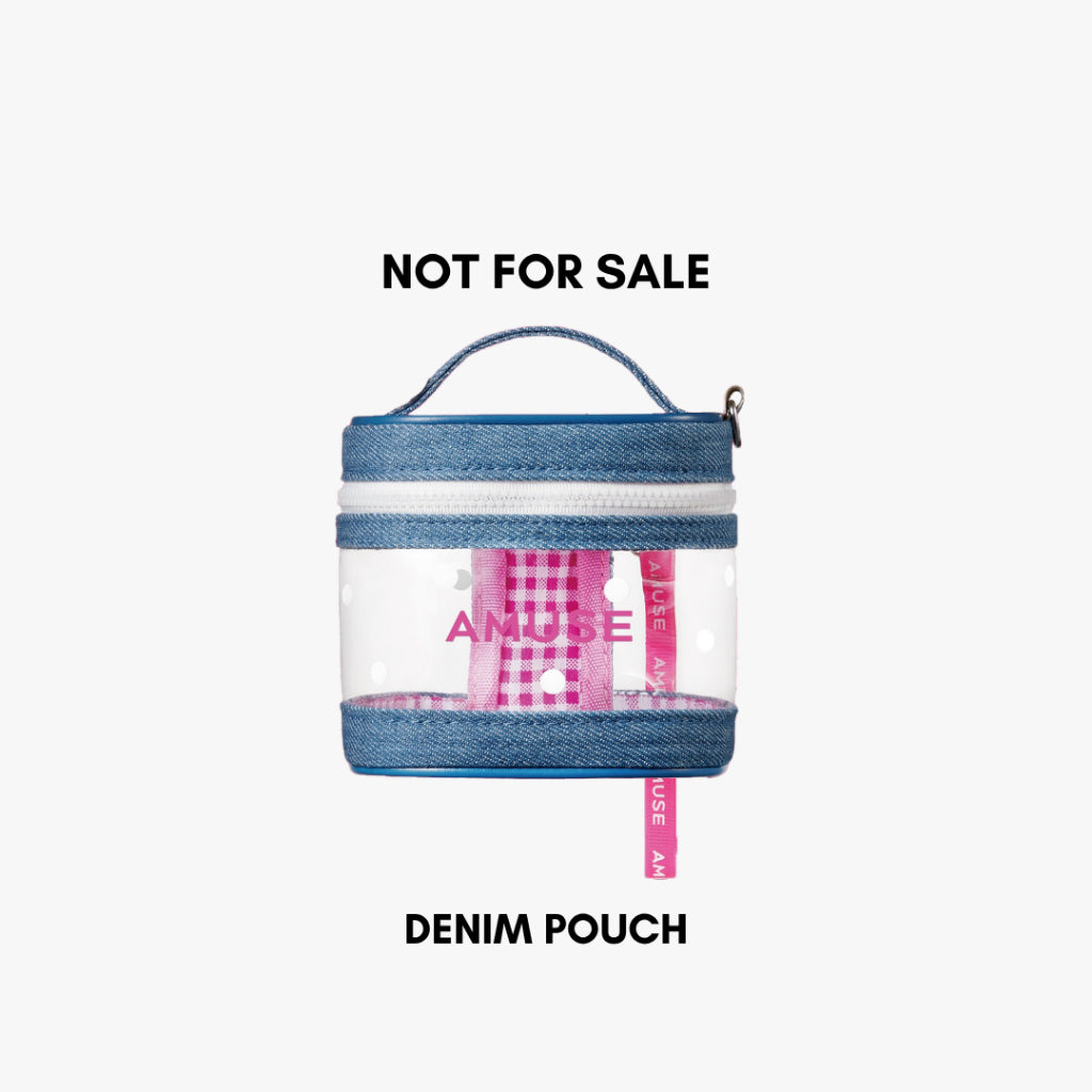 (GWP) AMUSE Denim Pouch Blue