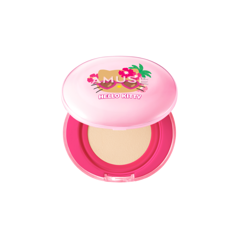AMUSE Dew Power Vegan Cushion 02 Healthy Tanning Hello Kitty Limited Edition